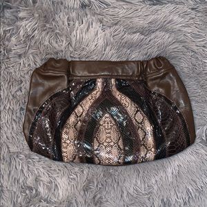 Snakeskin Clutch